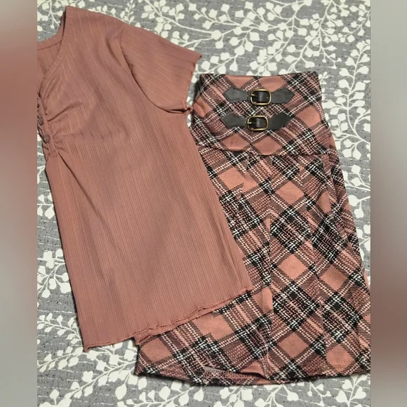 NWOT Btween Skort 2-piece Set Girls Size 12 - Picture 5 of 5